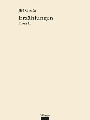 cover image of Erzählungen
